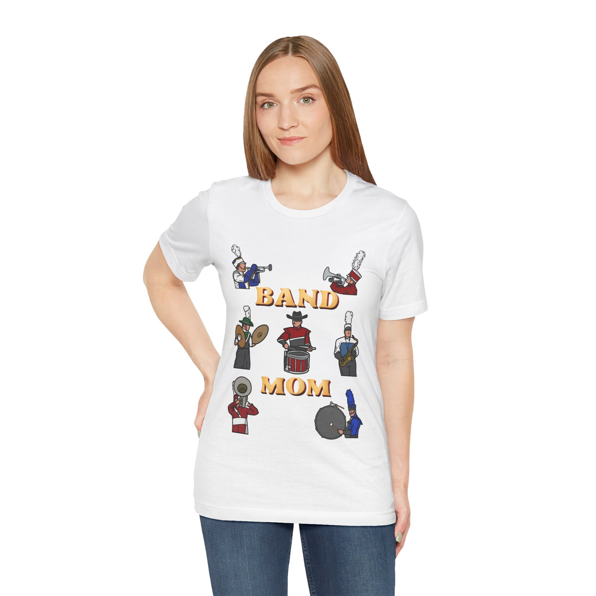 Adult Mom Drumline Graphic T-Shirt