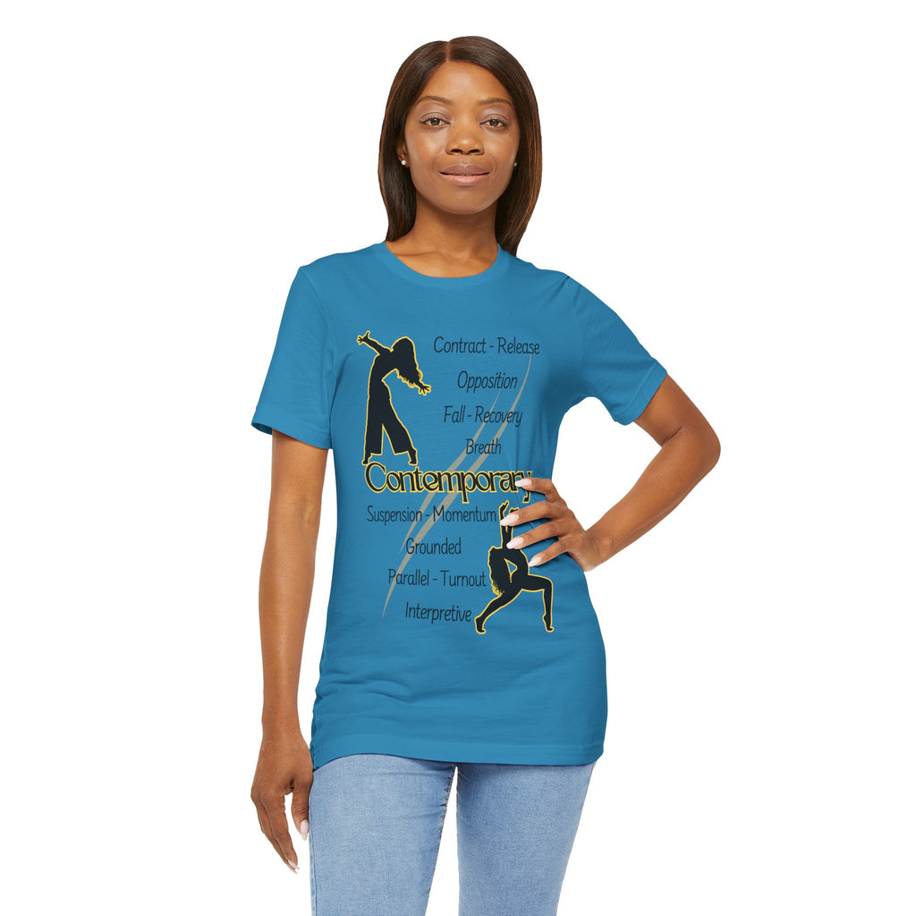Adult Contemporary Modern Dancers Graphic T-Shirt