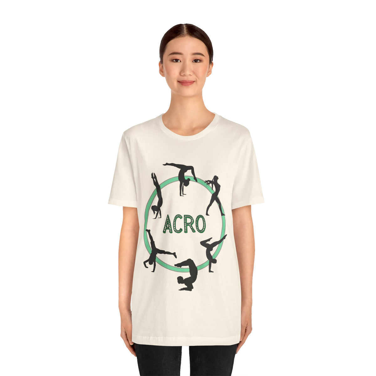 Adult Acro Gymnastics Graphic T-Shirt