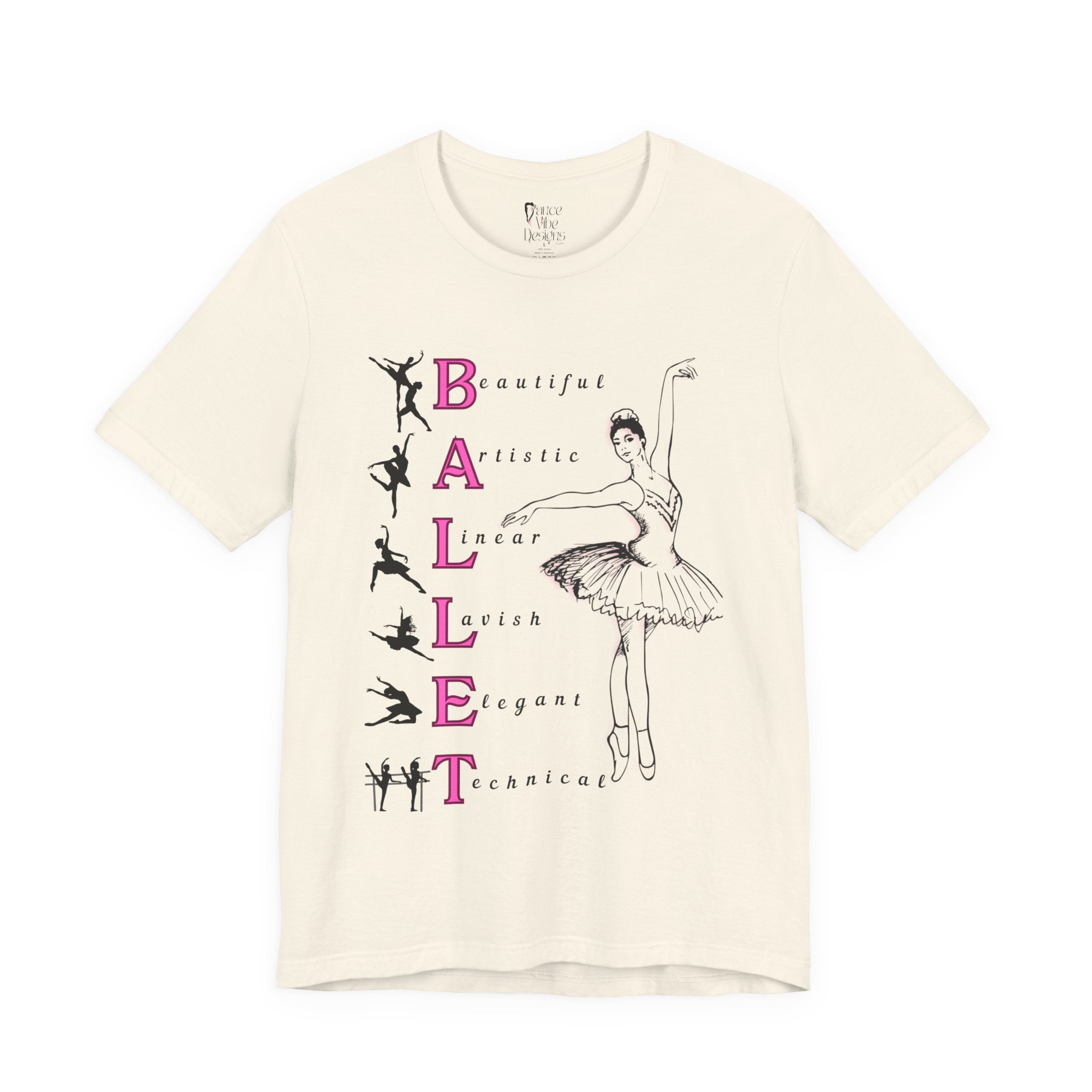 Adult Ballet Pointe Dance Graphic T-Shirt