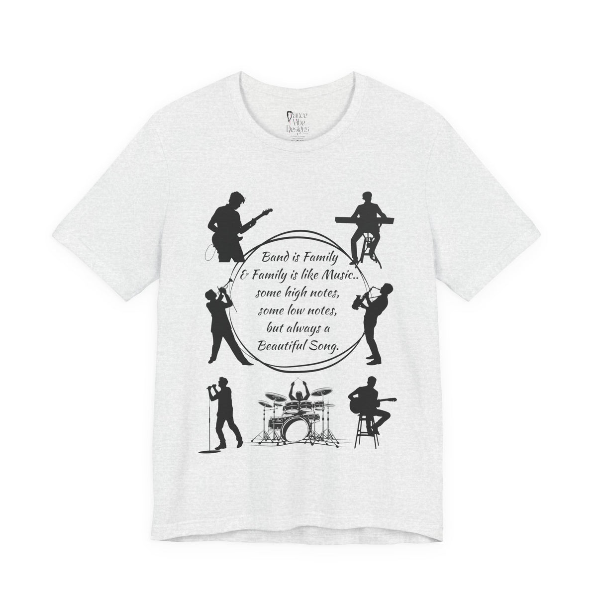 Adult Band Is Family Graphic T-Shirt