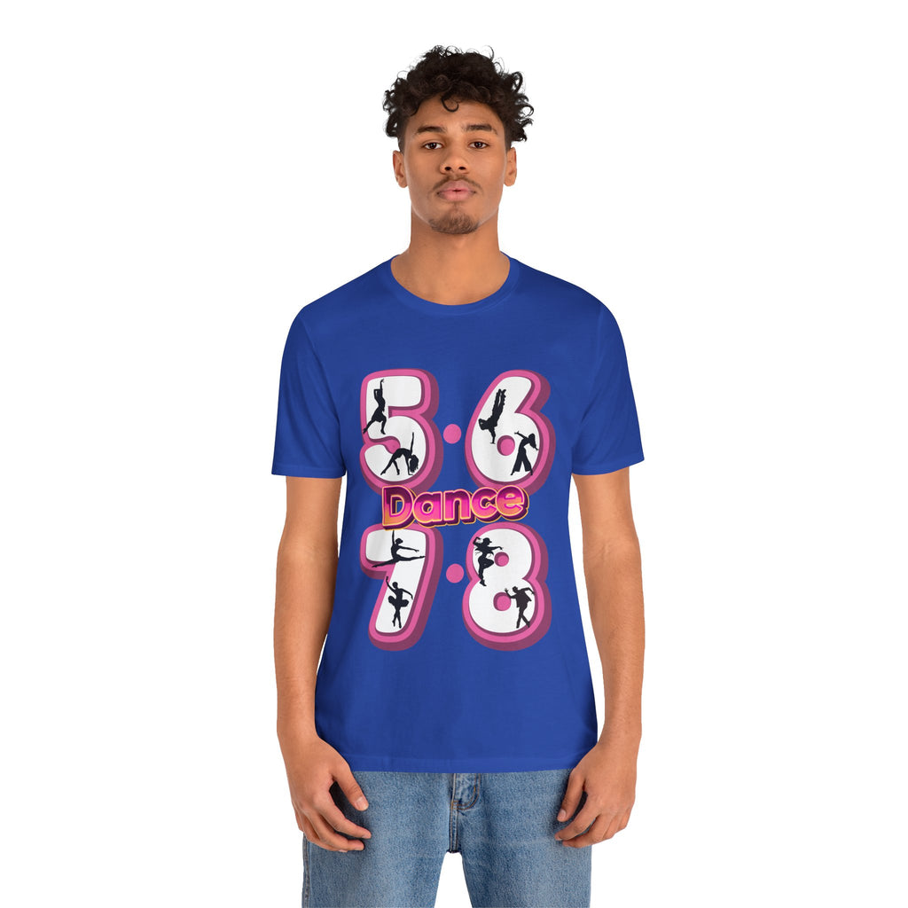 Adult 5 6 7 8 Dance Graphic T-Shirt