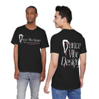Adult Dance Vibe Designs PRINTED FRONT & BACK Graphic T-Shirt