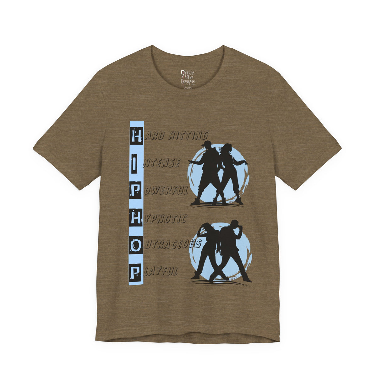 Adult Hip Hop Dance Couples Graphic T-Shirt