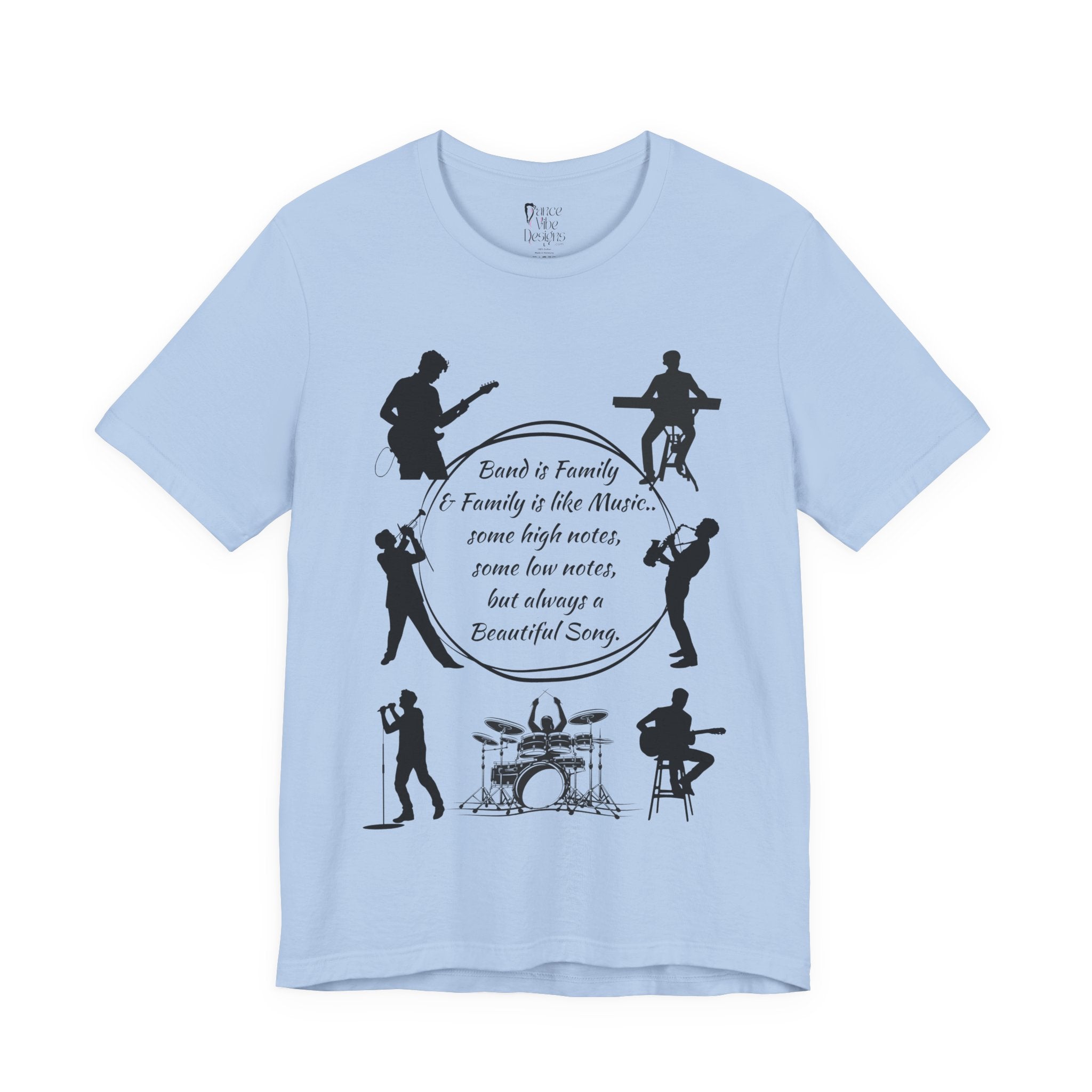 Adult Band Is Family Graphic T-Shirt