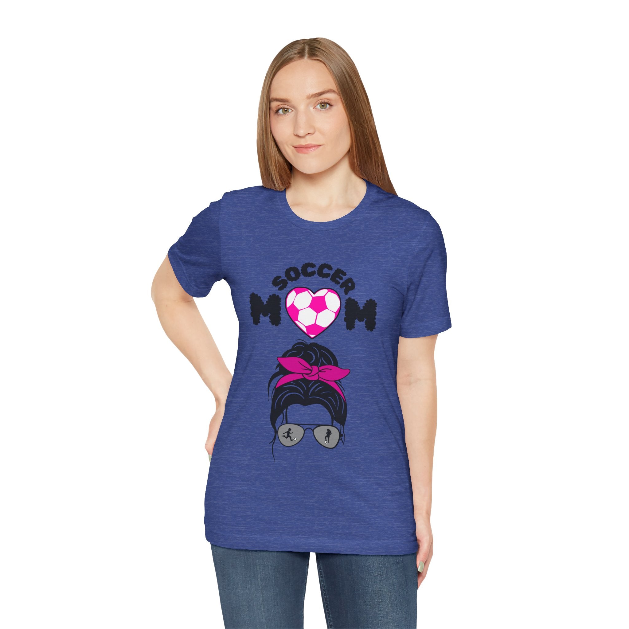 Adult Mom Soccer Graphic T-Shirt