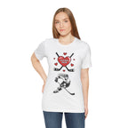 Adult Mom Hockey Daughter Graphic T-Shirt