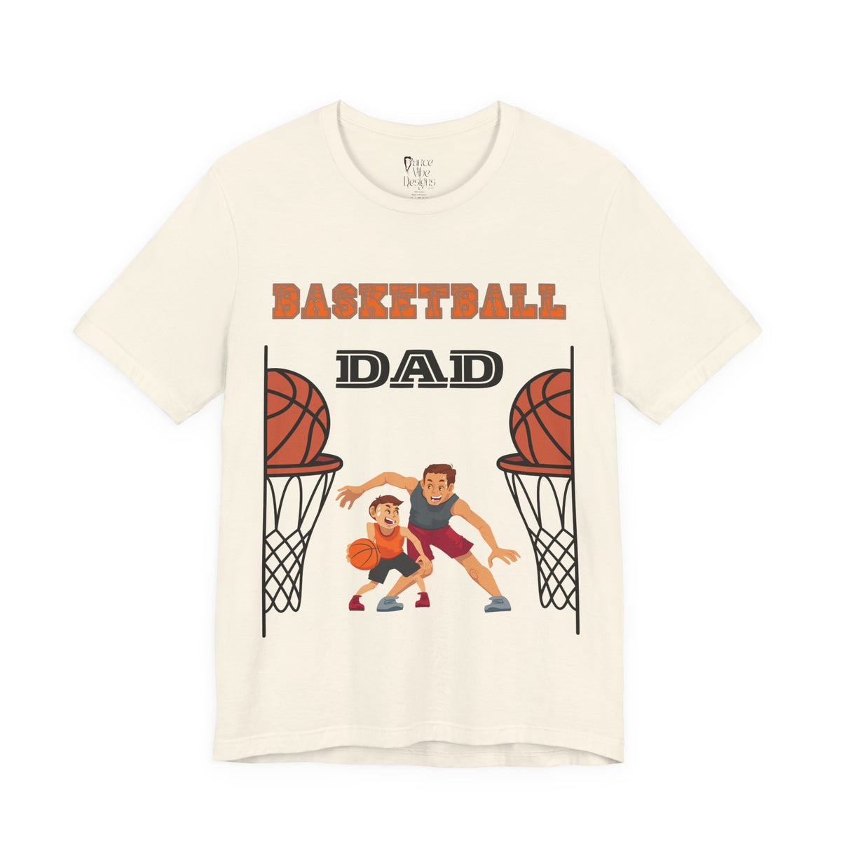 Adult Dad Basketball Son Graphic T-Shirt