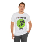 Adult Football Life Graphic T-Shirt