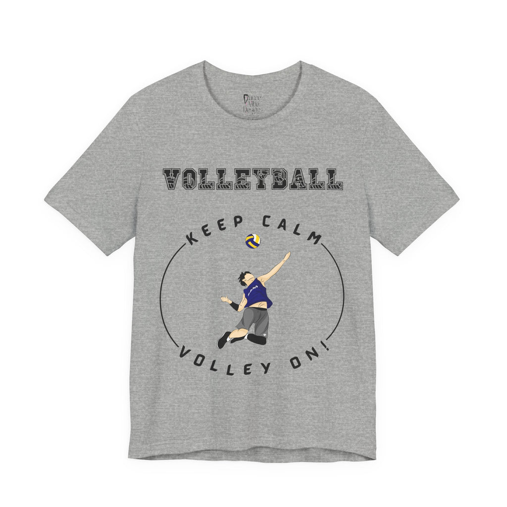 Adult Volleyball Male Graphic T-Shirt