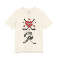 Adult Mom Hockey Daughter Graphic T-Shirt