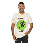Adult Football Life Graphic T-Shirt