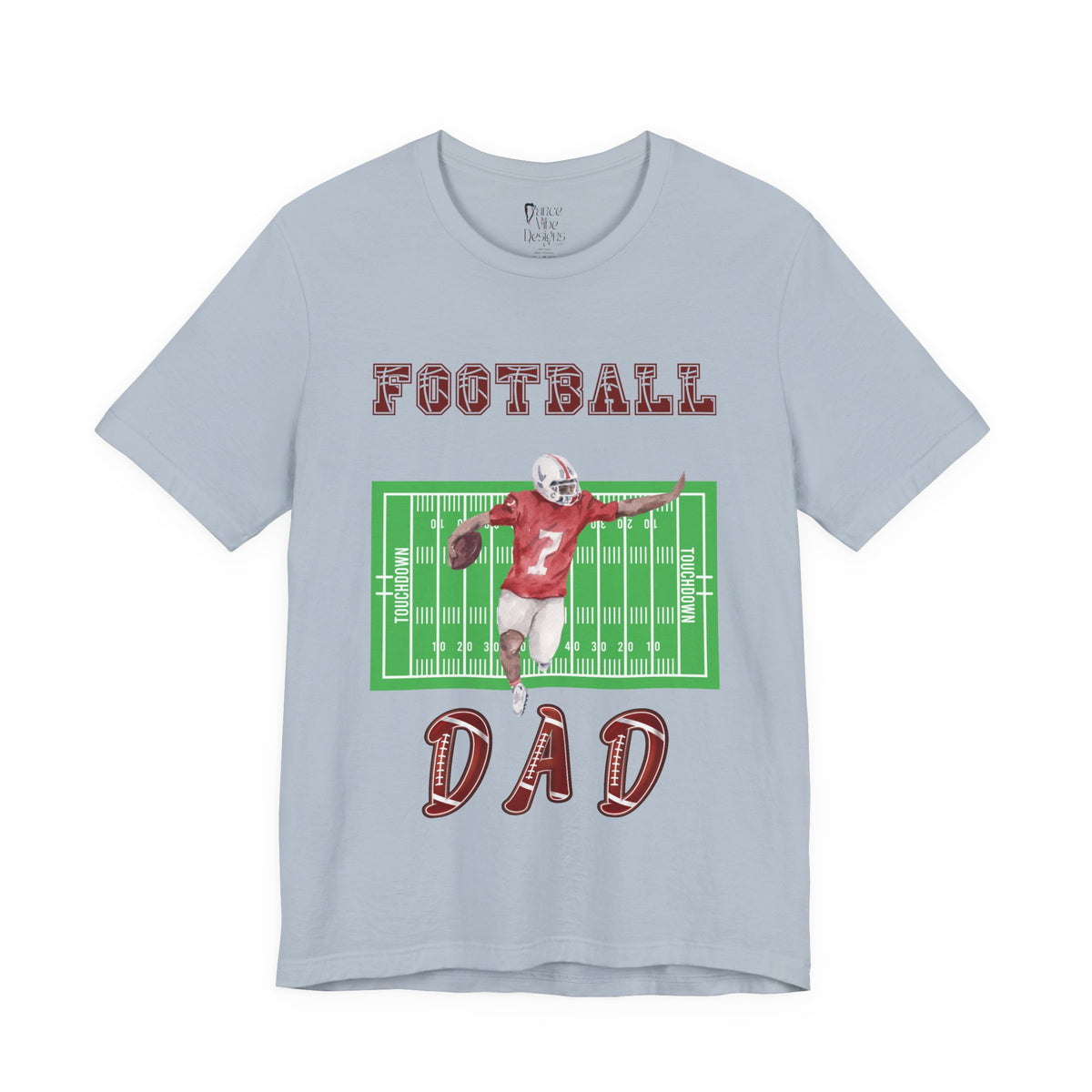 Adult Dad Football Graphic T-Shirt