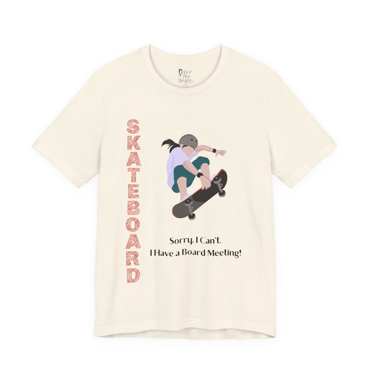 Adult Skateboard Female Graphic T-Shirt