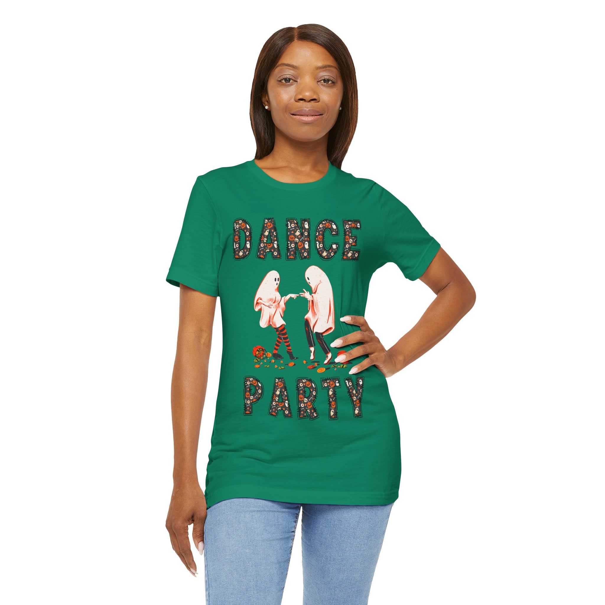 Adult Halloween Dance Party Graphic T-Shirt