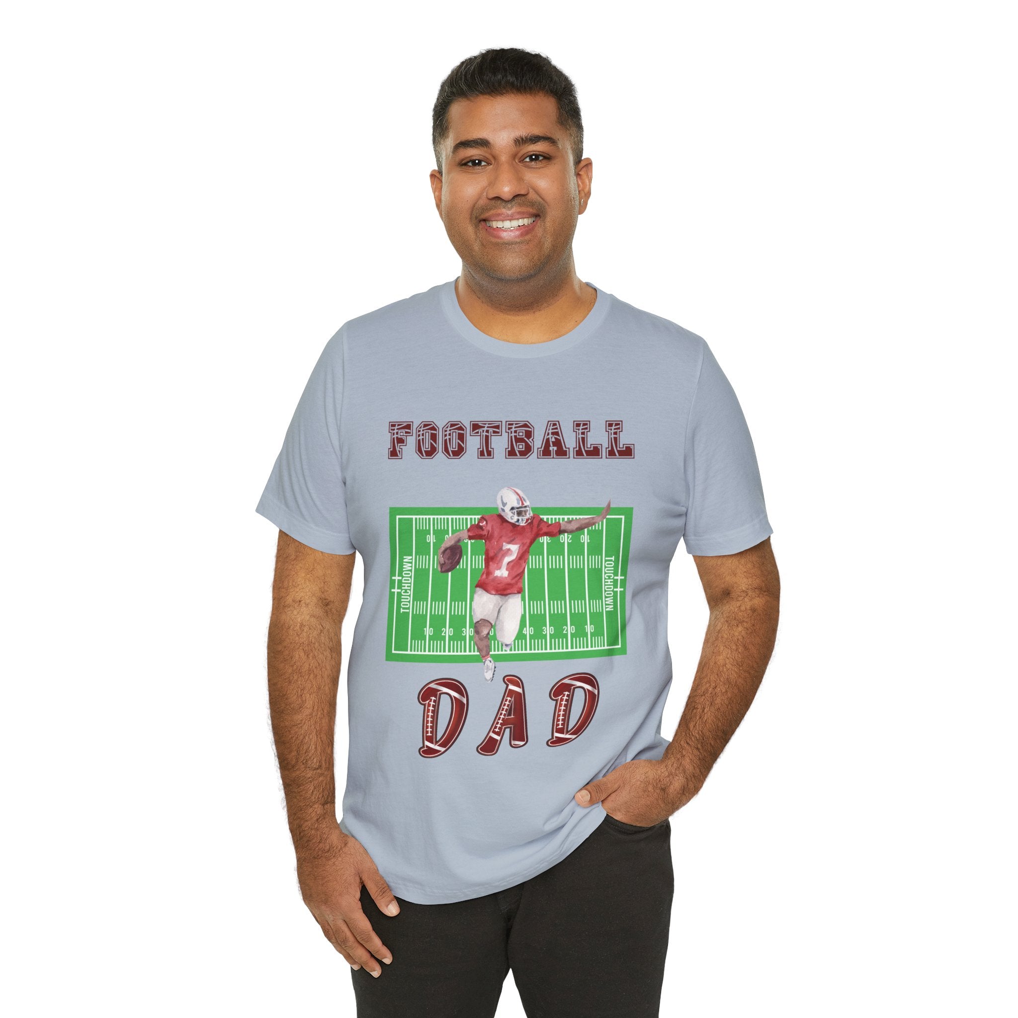 Adult Dad Football Graphic T-Shirt