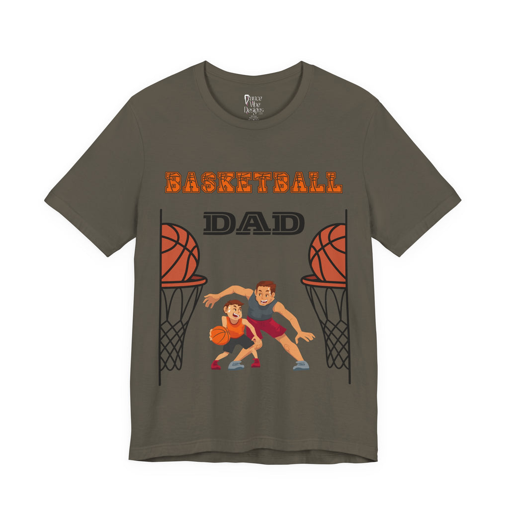 Adult Dad Basketball Son Graphic T-Shirt
