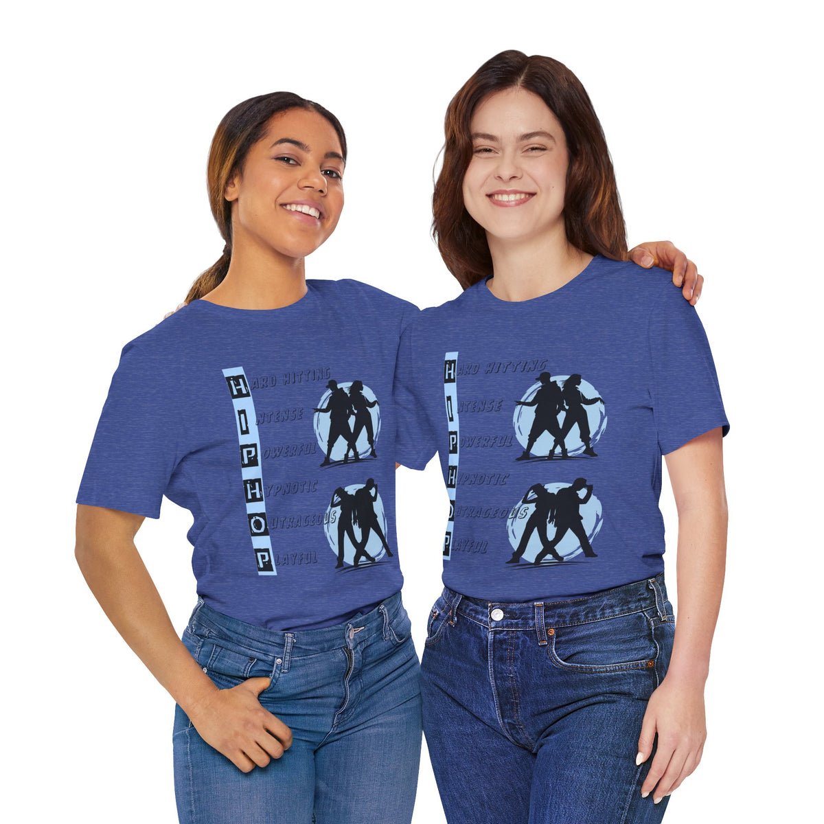 Adult Hip Hop Dance Couples Graphic T-Shirt