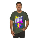 Adult Musical Theater Rainbow Mask Graphic T-Shirt