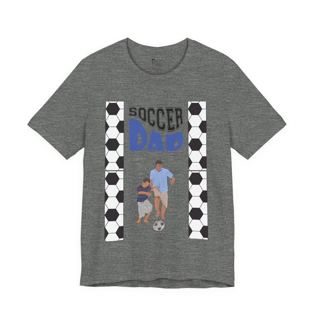 Adult Dad Soccer Son Sportswear Graphic T-Shirt