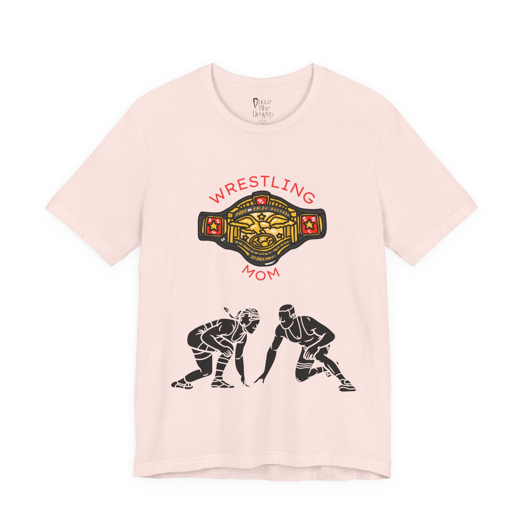Adult Mom Wrestling Graphic T-Shirt