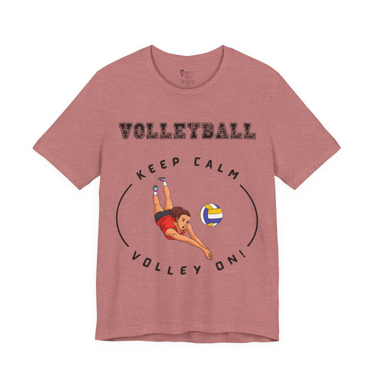 Adult Volleyball Female Graphic T-Shirt