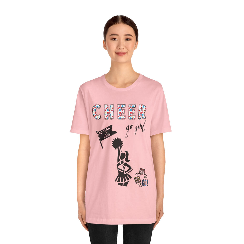 Adult Cheer Go Girl Graphic T-Shirt