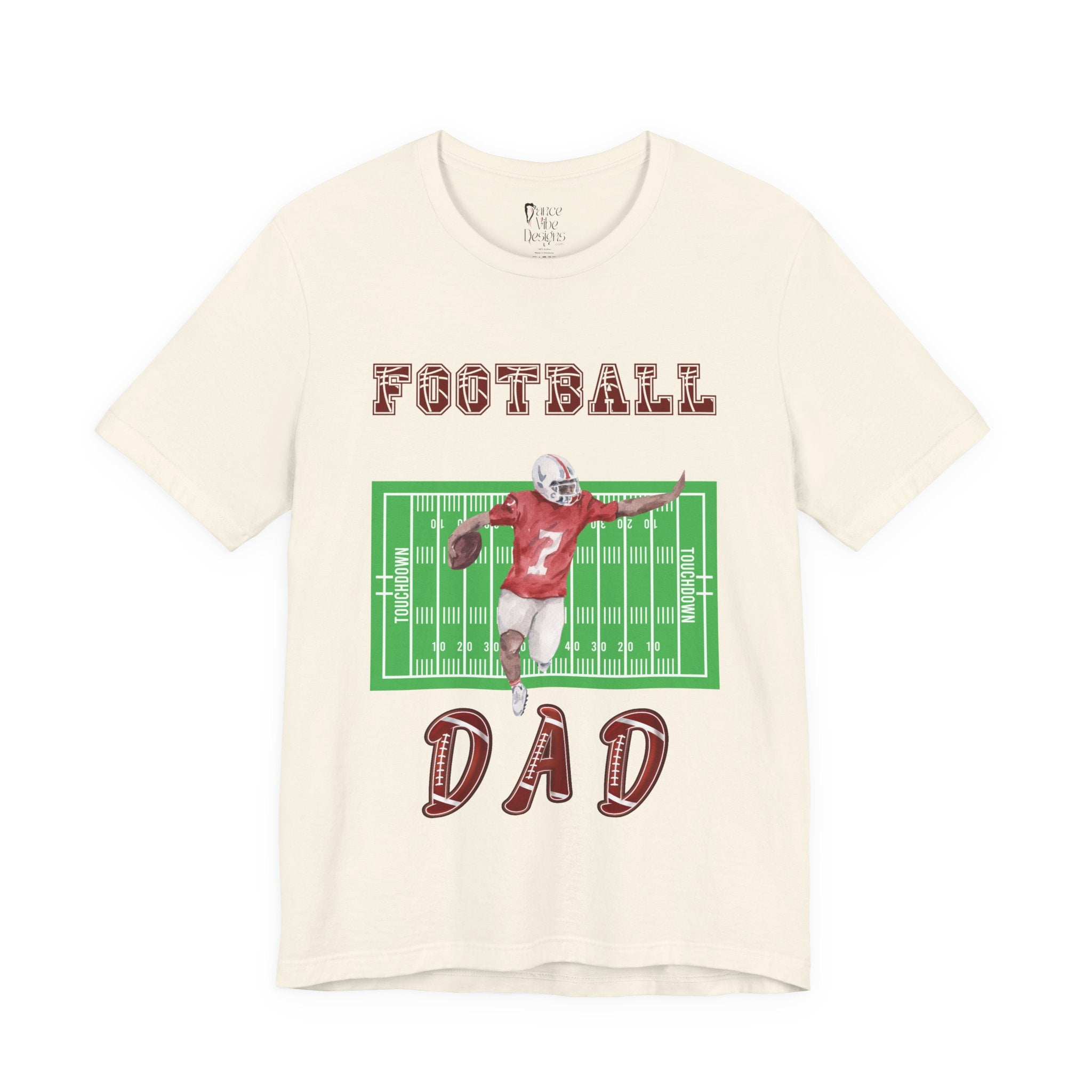 Adult Dad Football Graphic T-Shirt