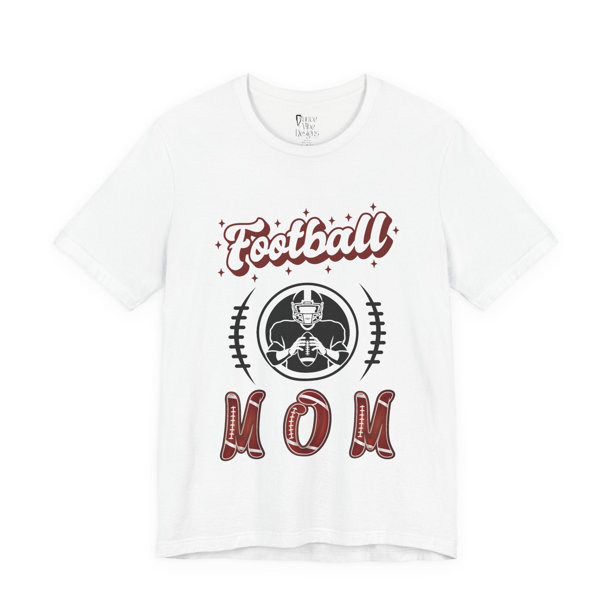 Adult Mom Football Graphic T-Shirt