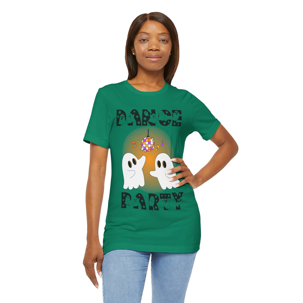 Adult Halloween Disco Party Graphic T-Shirt