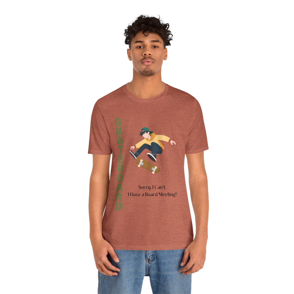 Adult Skateboard Male Graphic T-Shirt