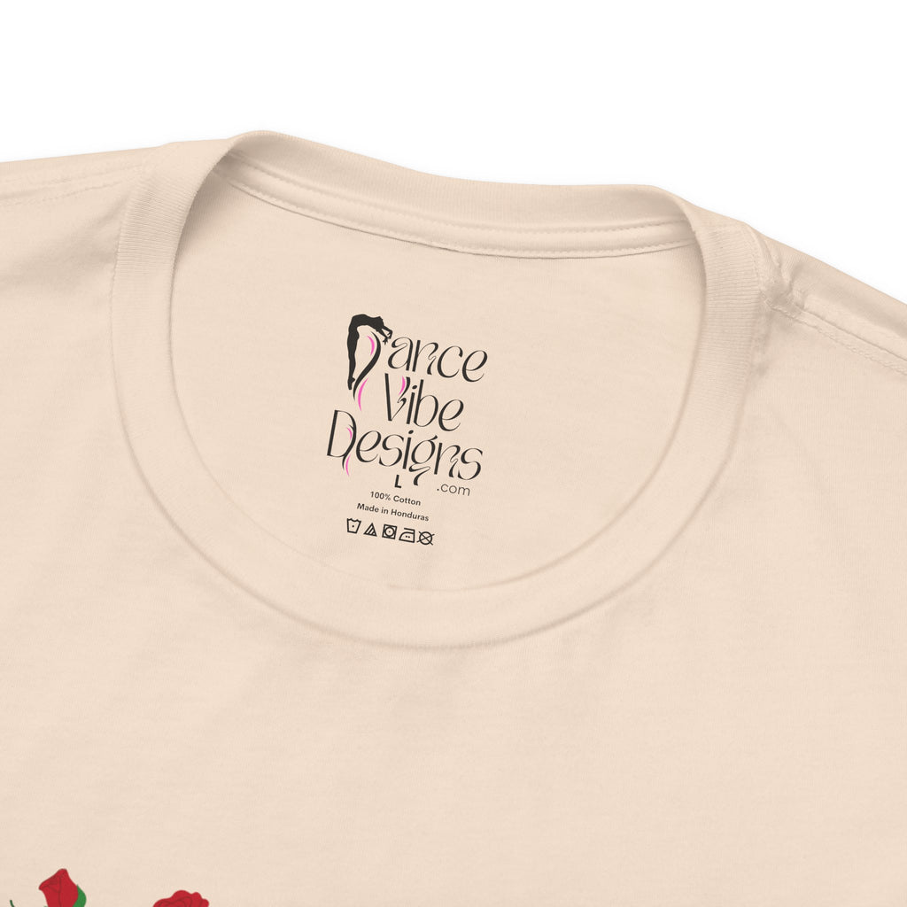 Adult Drama Club Masks Roses Graphic T-Shirt