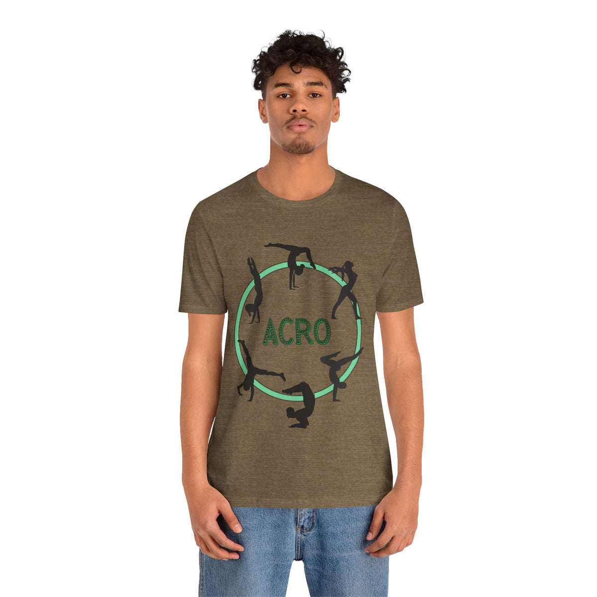Adult Acro Gymnastics Graphic T-Shirt