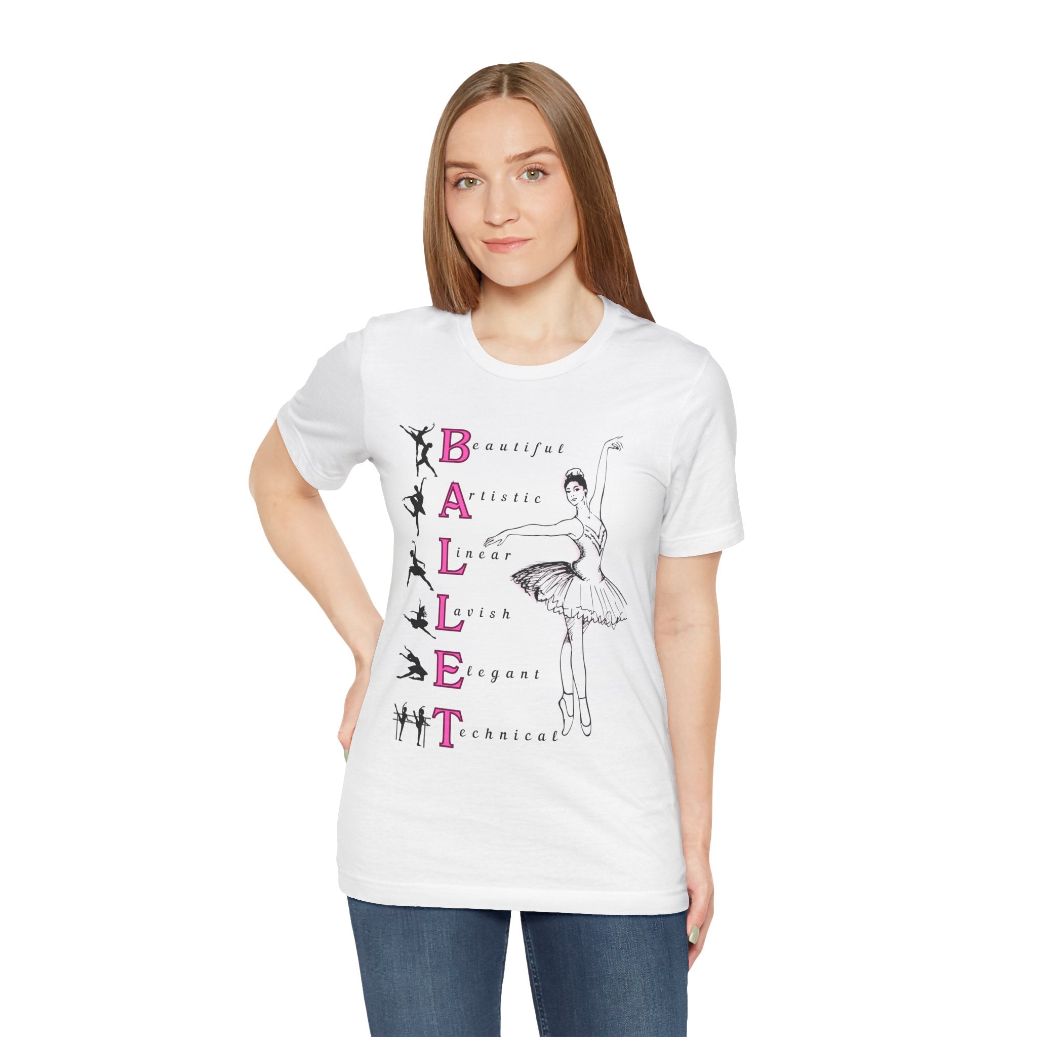 Adult Ballet Pointe Dance Graphic T-Shirt
