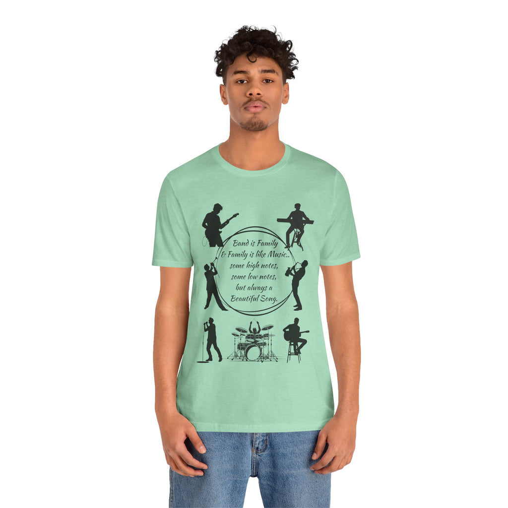 Adult Band Is Family Graphic T-Shirt