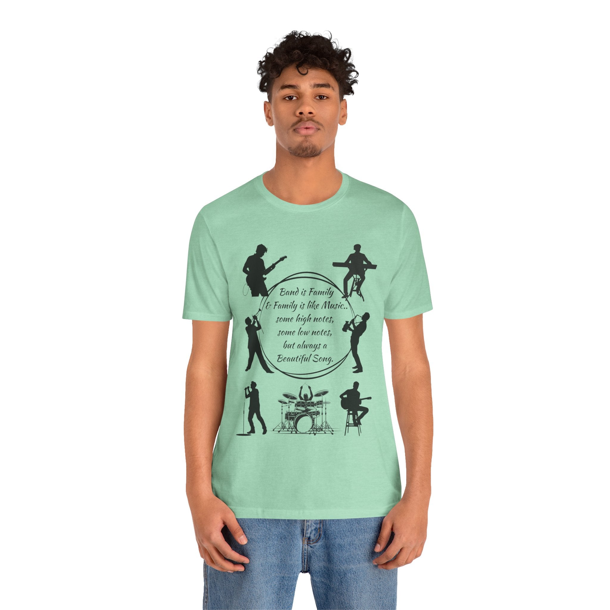 Adult Band Is Family Graphic T-Shirt