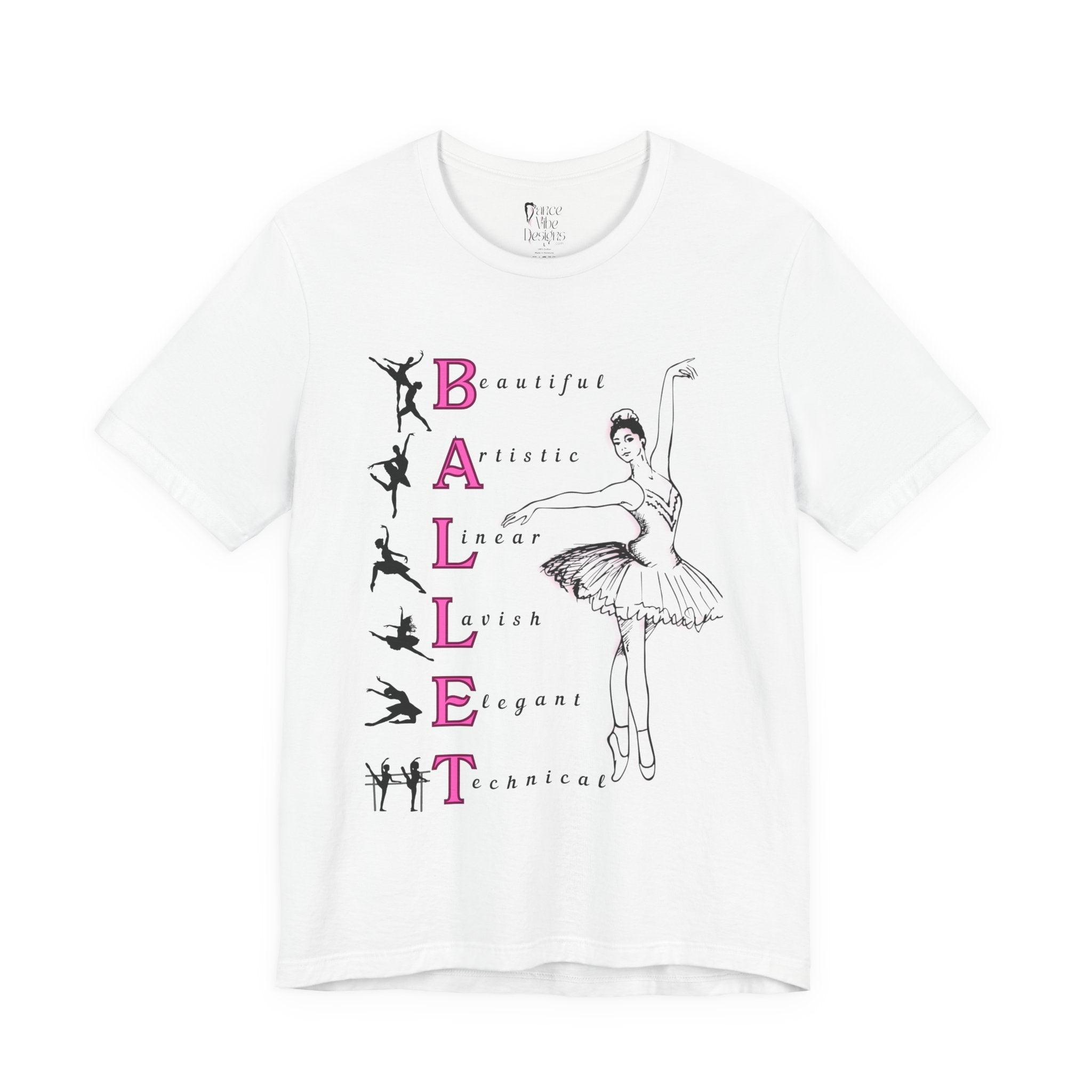 Adult Ballet Pointe Dance Graphic T-Shirt