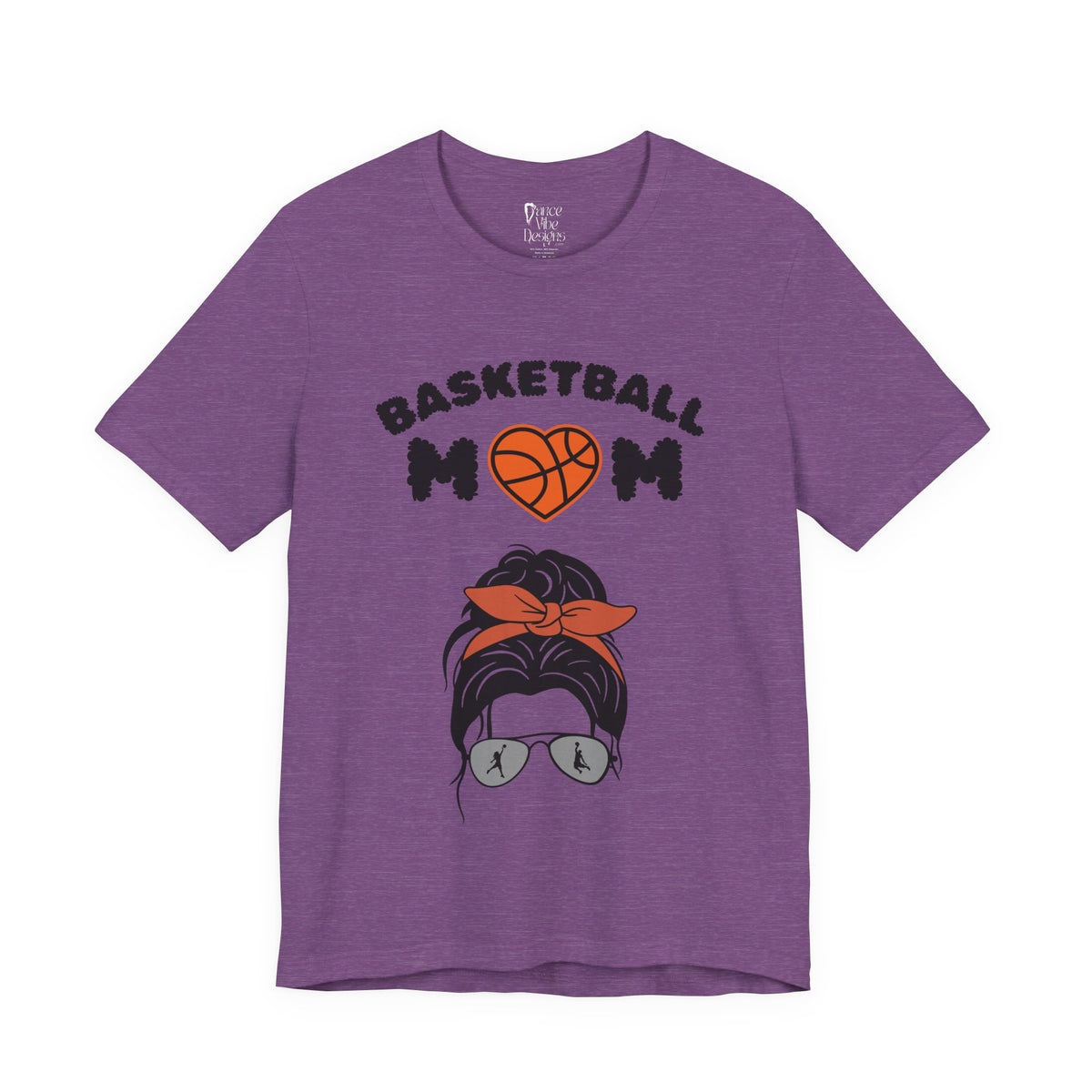 Adult Mom Basketball Graphic T-Shirt
