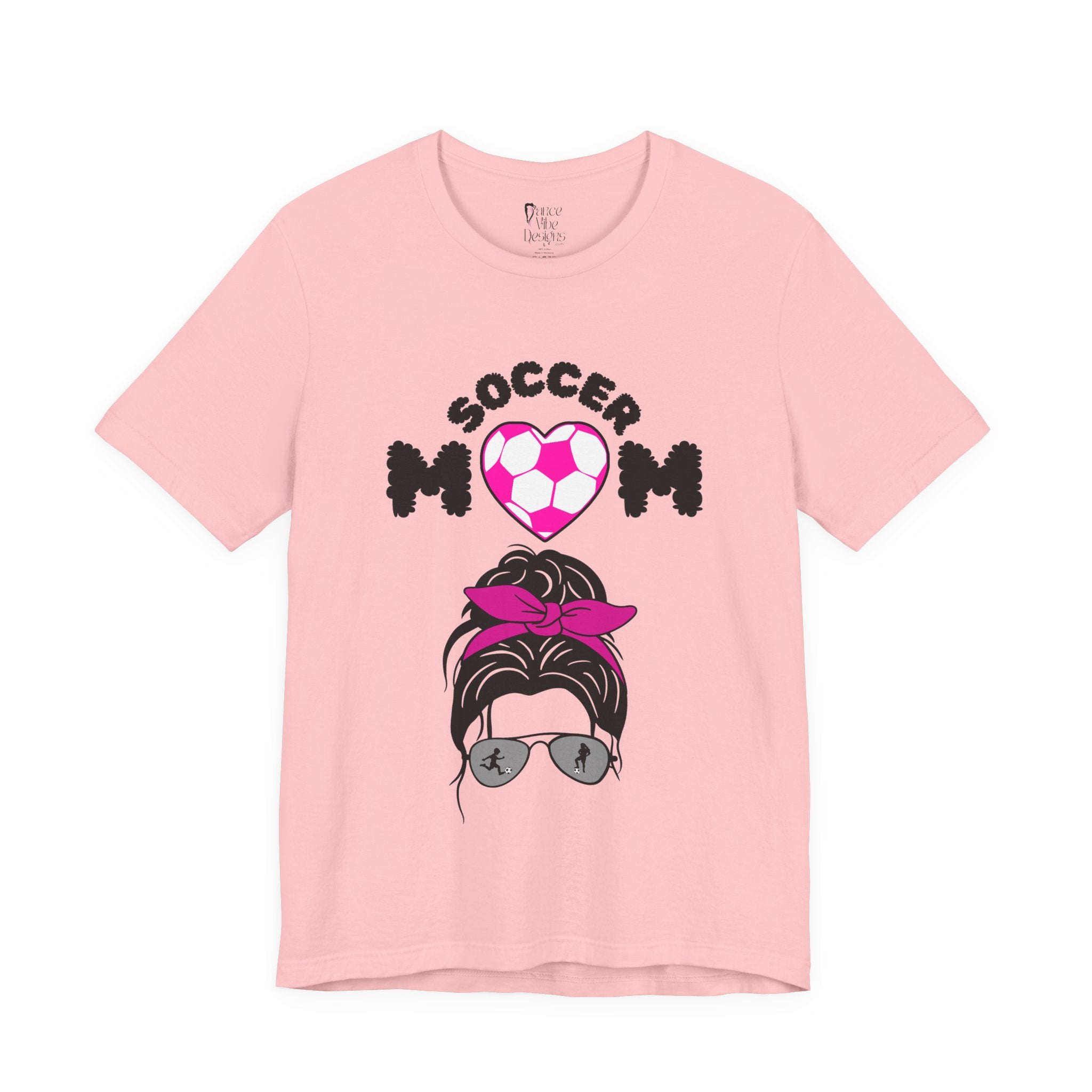 Adult Mom Soccer Graphic T-Shirt