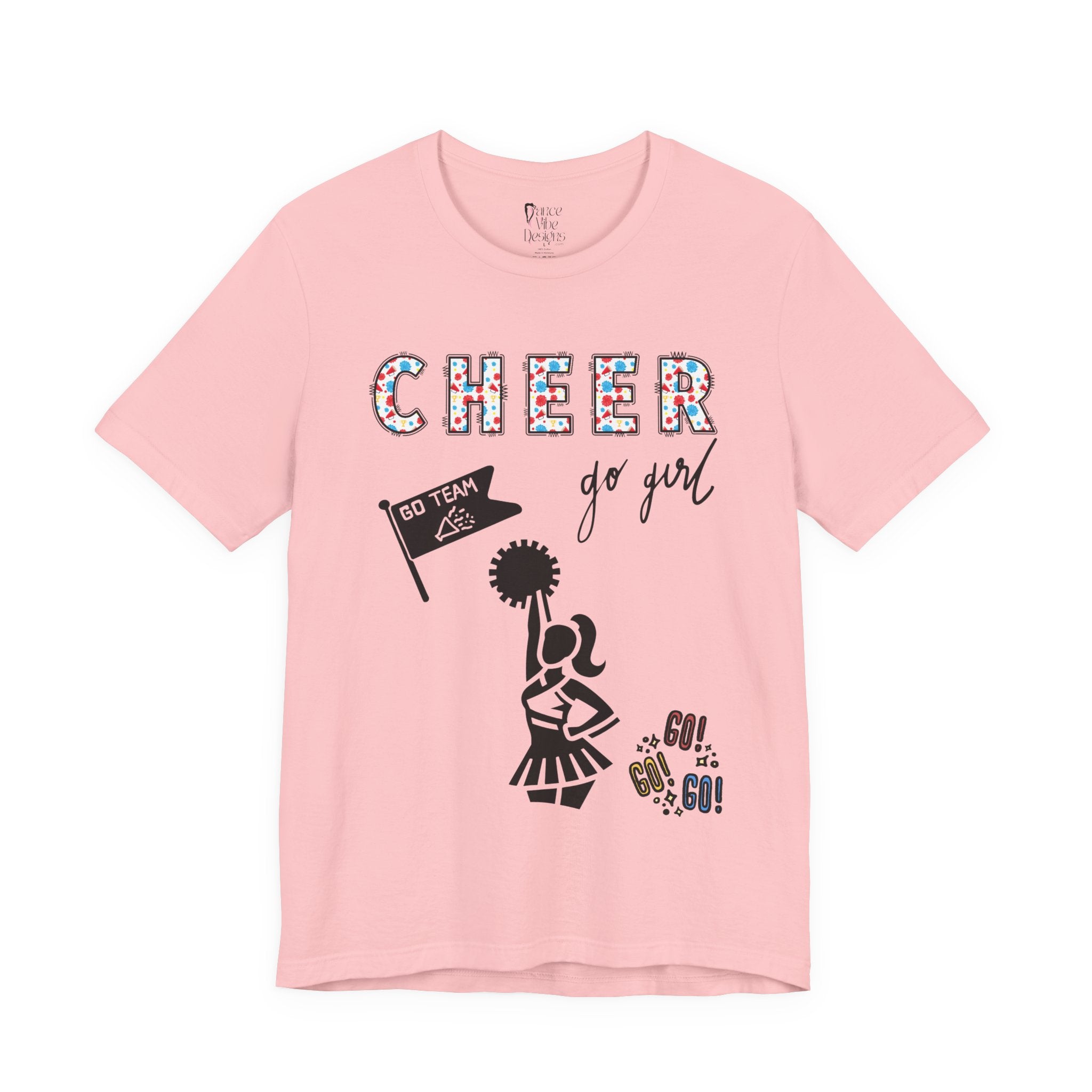 Adult Cheer Go Girl Graphic T-Shirt