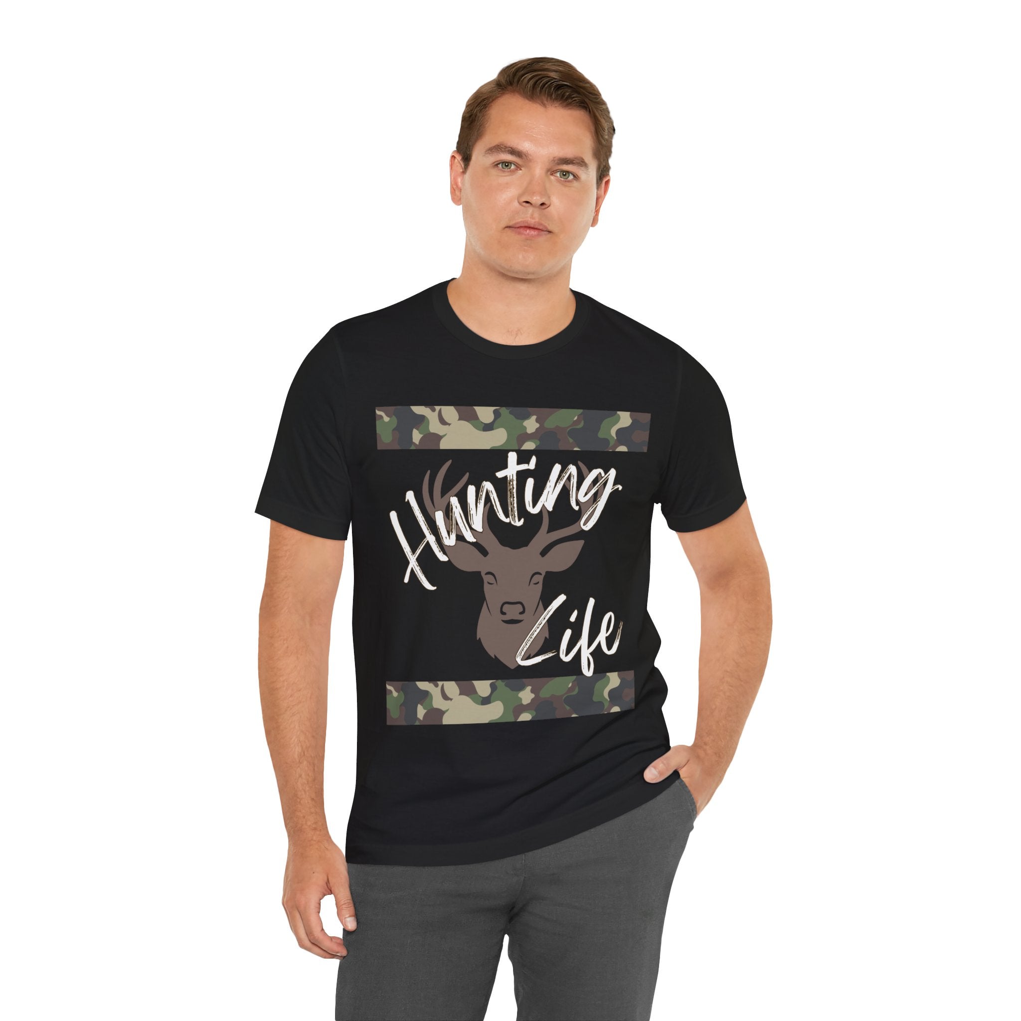 Adult Hunting Life Graphic T-Shirt