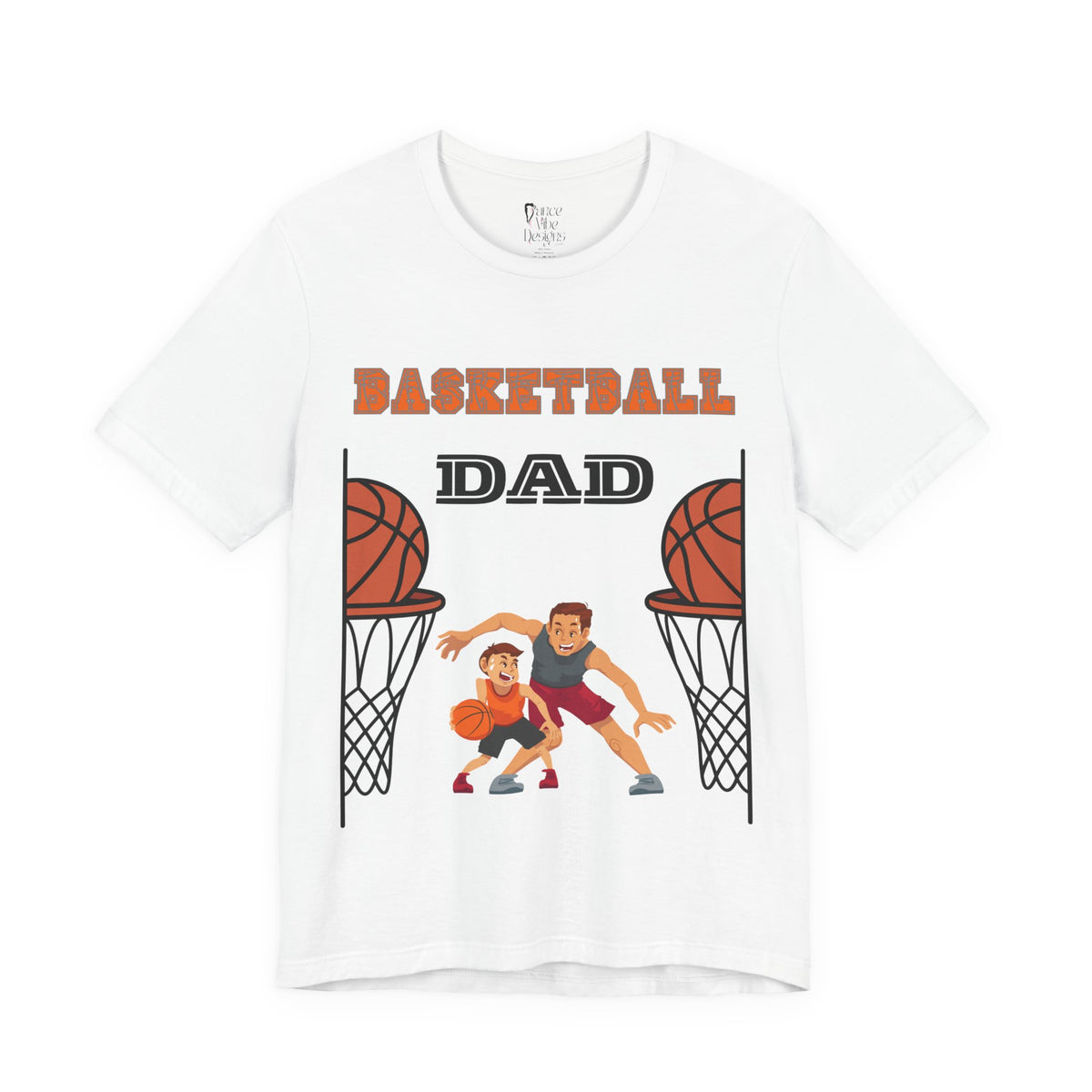 Adult Dad Basketball Son Graphic T-Shirt
