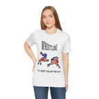 Adult Wrestling I'll Meet You On The Mat Graphic T-Shirt