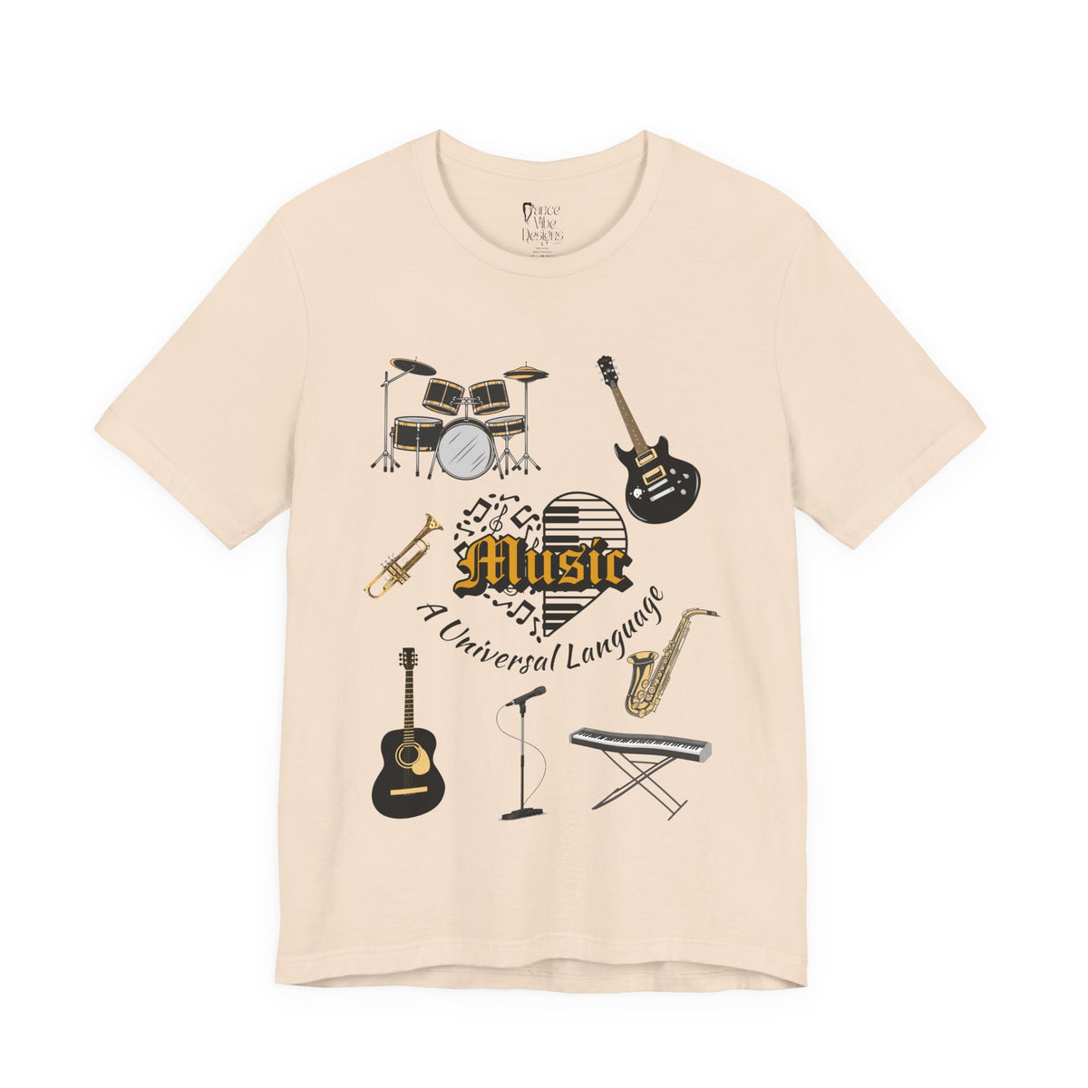 Adult Music A Universal Language Graphic T-Shirt