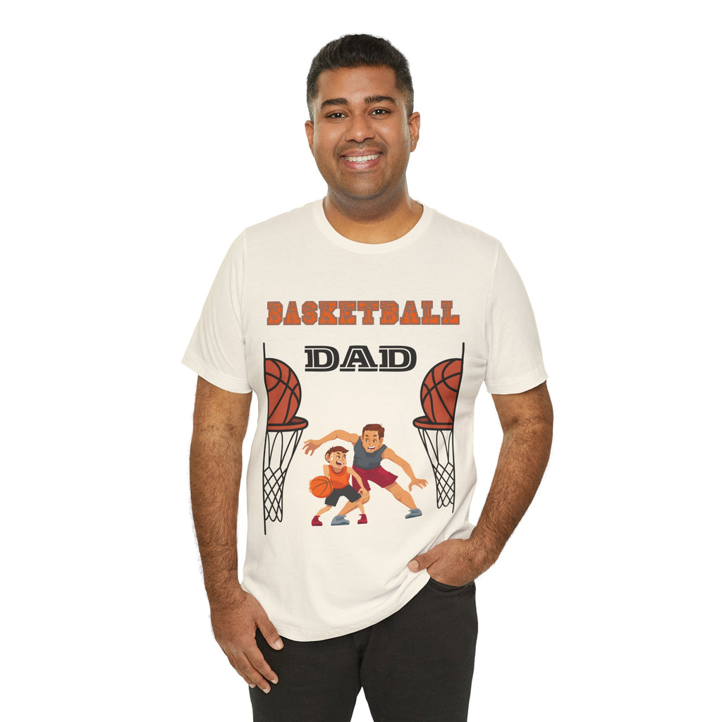 Adult Dad Basketball Son Graphic T-Shirt