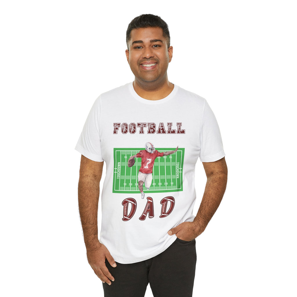 Adult Dad Football Graphic T-Shirt