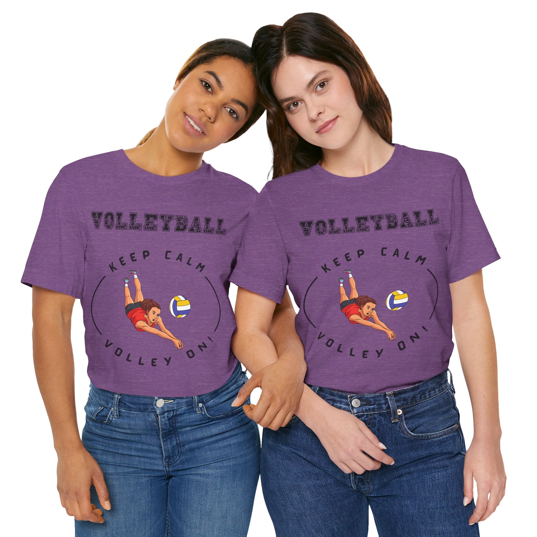 Adult Volleyball Female Graphic T-Shirt