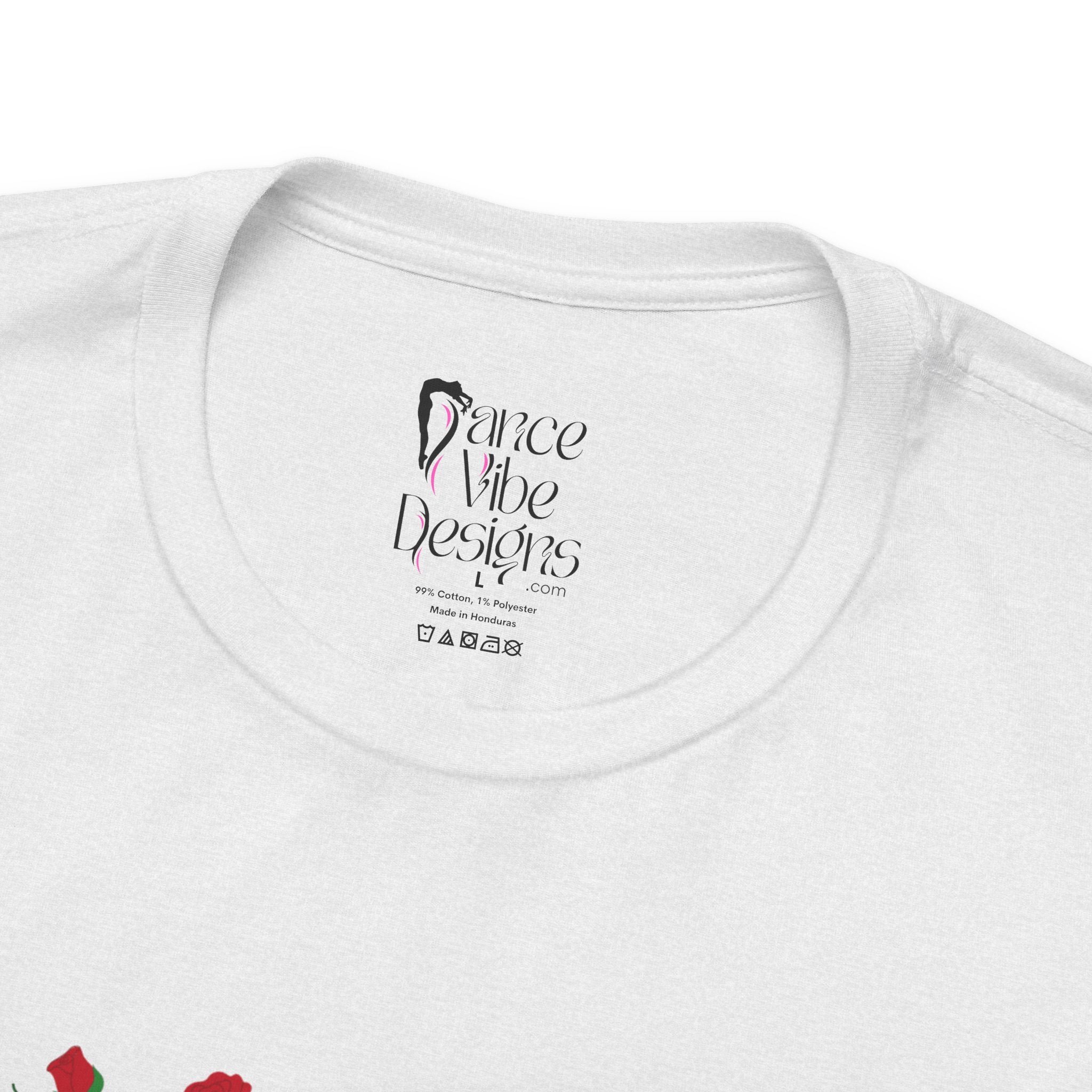 Adult Drama Club Masks Roses Graphic T-Shirt