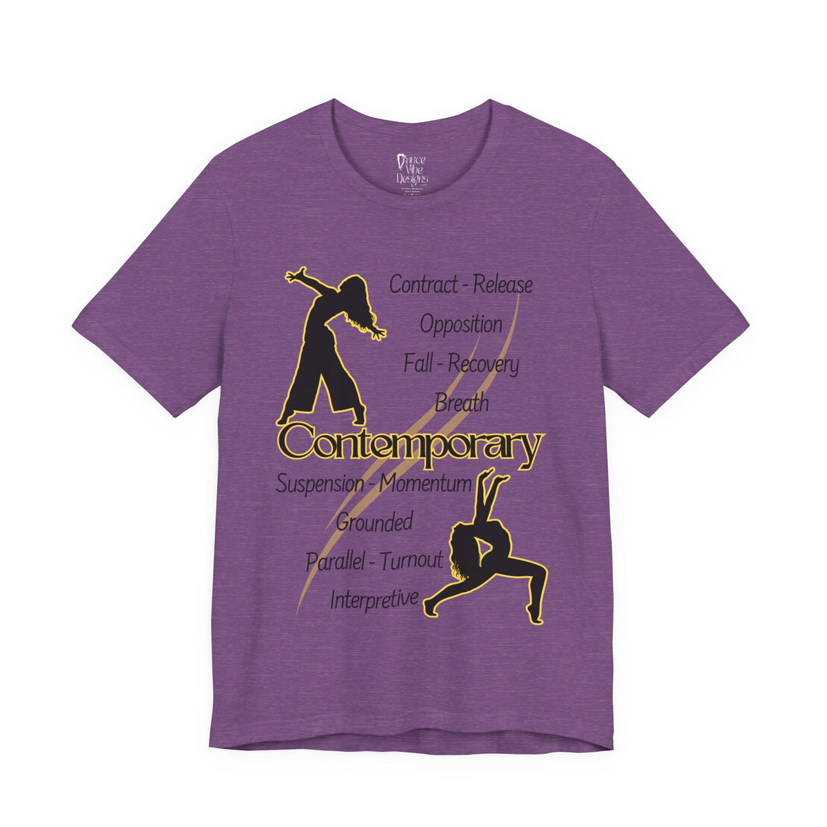 Adult Contemporary Modern Dancers Graphic T-Shirt