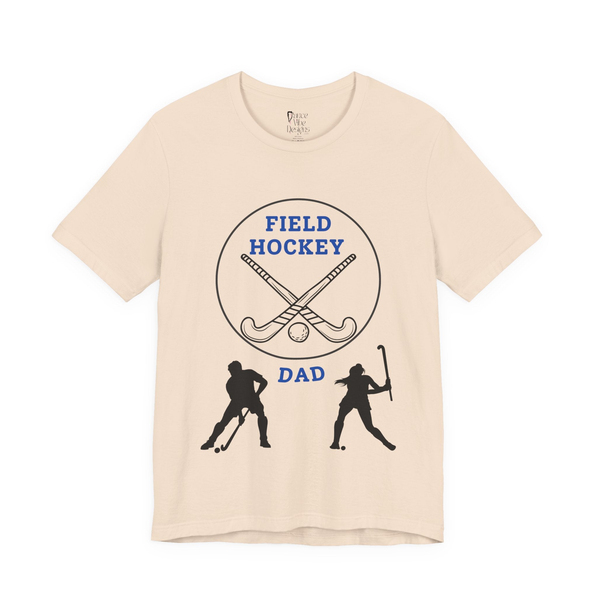 Adult Dad Field Hockey Graphic T-Shirt